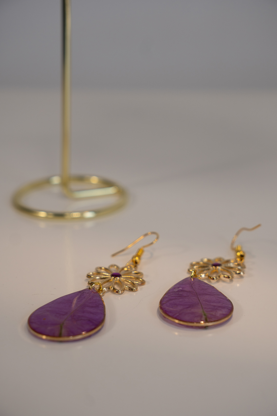 Pendientes flor y buganvilla - Imagen 4