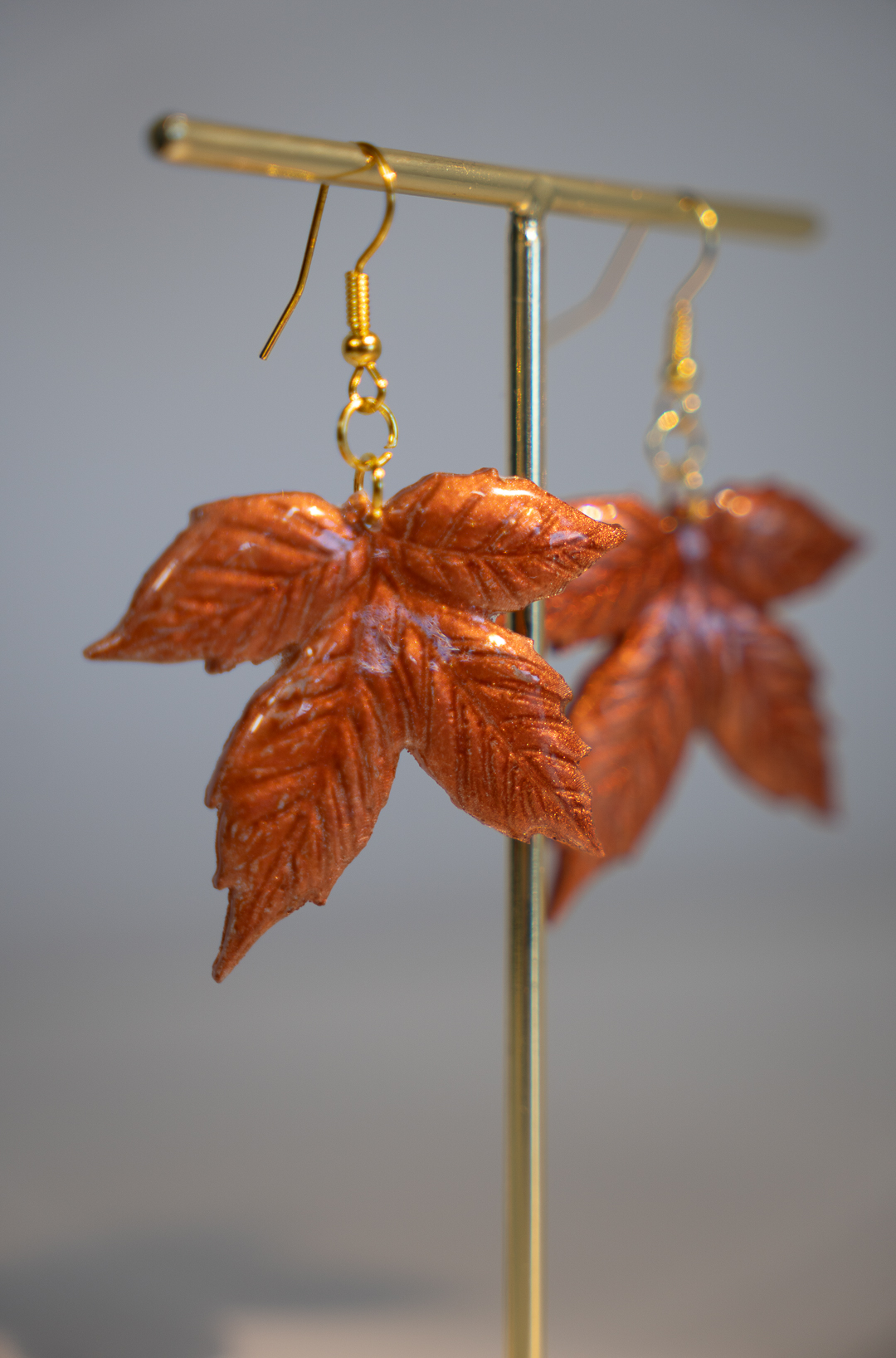 Pendientes hojas de otoño - Imagen 3