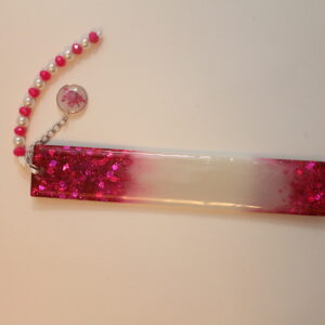 Marcapáginas fucsia