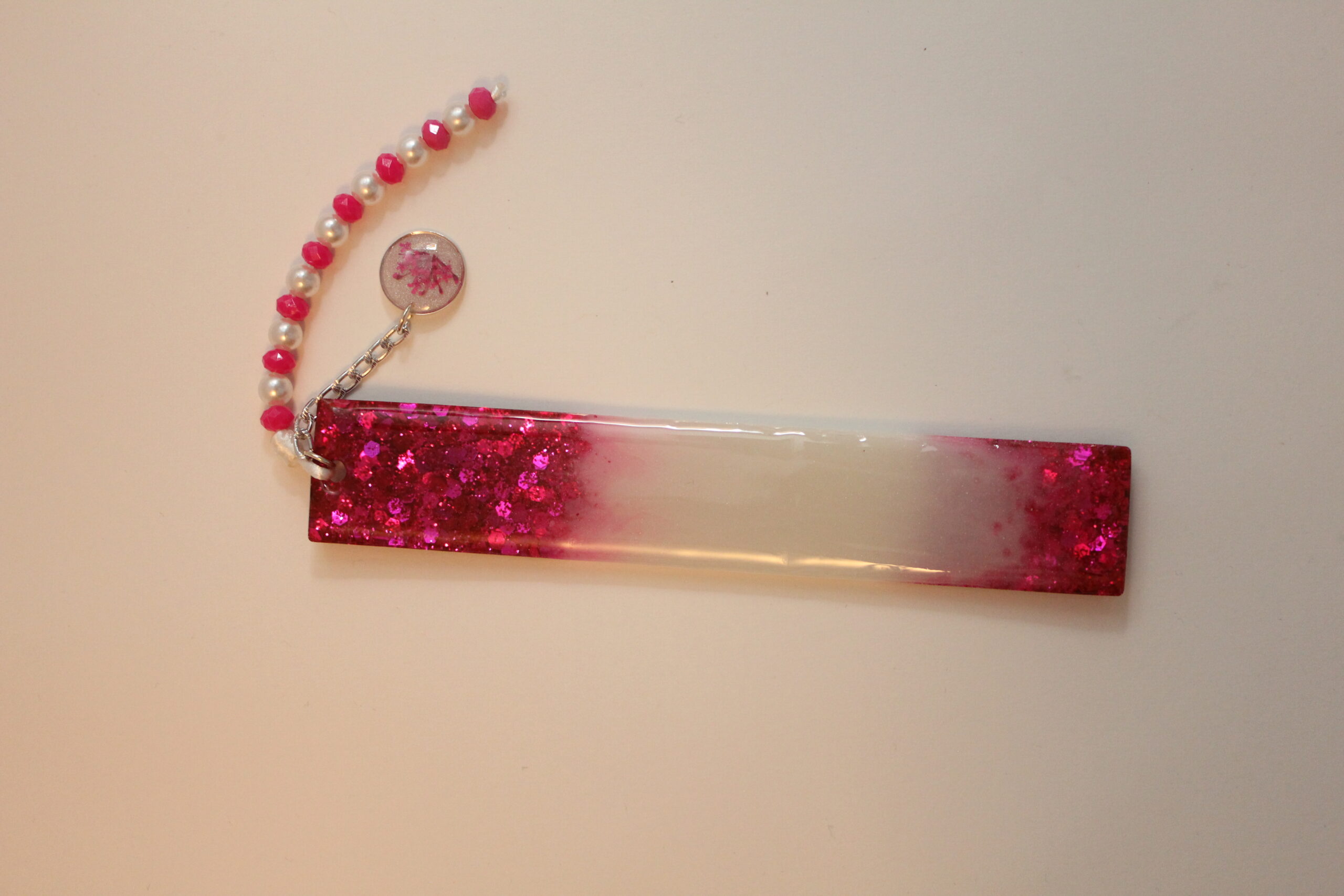 Marcapáginas fucsia